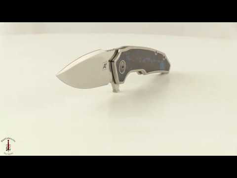 A6 Midi Framelock with Arctic Storm FatCarbon (Ceramic IKBS)