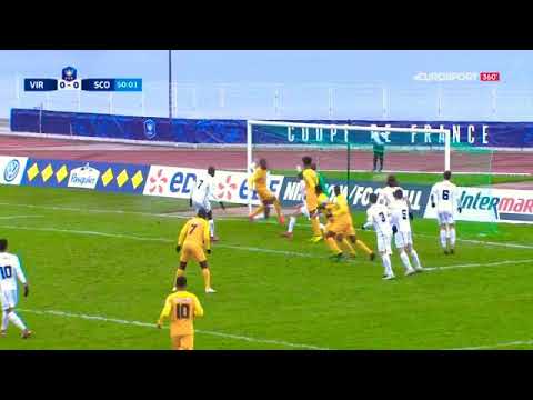 (51') But décisif de Mahamadou Sacko (Viry Châtillon) contre Angers SCO  ⁞⁞  Coupe de France 2018-19