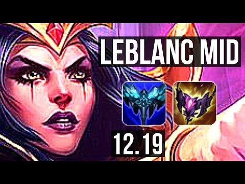 LEBLANC vs SYNDRA (MID) | 4/1/11, Rank 7 LeBlanc | KR Challenger | 12.19