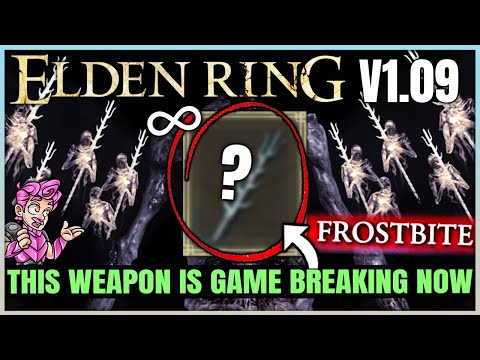 This 1.09 Weapon Buff is Actually FANTASTIC - Best Double Frost Build = MASSIVE Damage - Elden Ring!