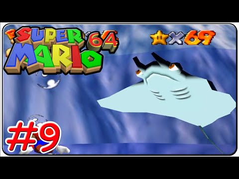 Super Mario 64 - 100% Walkthrough Part 9 Dire, Dire Docks