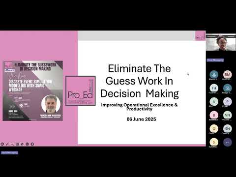 Discrete Event Simulation Modelling With Simio Webinar - Discover the Power of Simulation!