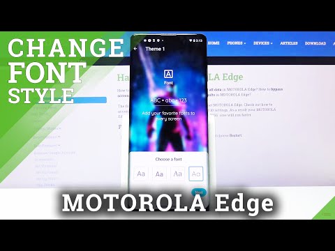 How to Change Font Style in Motorola Edge – Find Font Style Options