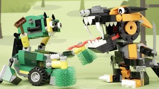 Nindjas vs Trashoz - LEGO Mixels - Stop Motion