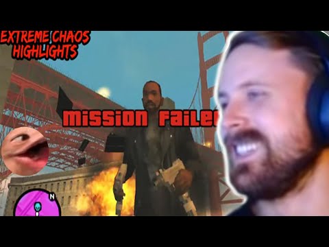 Forsen Reacts - GTA San Andreas EXTREME Chaos Mod Highlights - A 67 Hour Run in 35 Minutes!