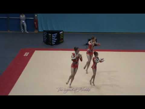 RUS 1 - Women group Acro worlds Levallois 2014 qualifs Balance