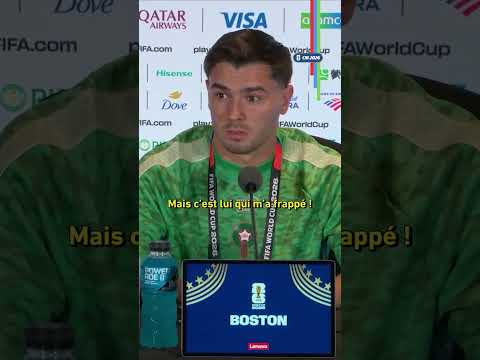 Deux journalistes pas loin de se battre pendant la conférence de presse de Brahim Diaz #CoupeduMonde