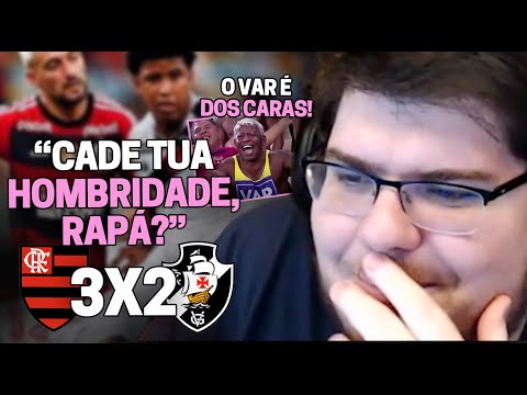 CASIMIRO REAGE: FLAMENGO 3 X 2 VASCO PELO CARIOCÃO 2023 (CAMPEONATO CARIOCA) | Cortes do Casimito