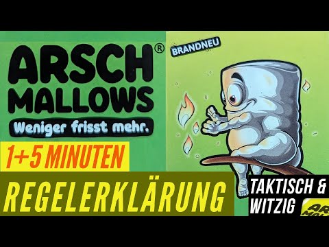 ARSCHMALLOWS Regeln Anleitung Kartenspiel - Taktisch & Witzig zugleich