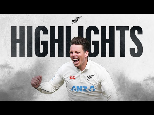 Hope and Greaves make a stand | Highlights | New Zealand v West Indies | 1st Test Day 4