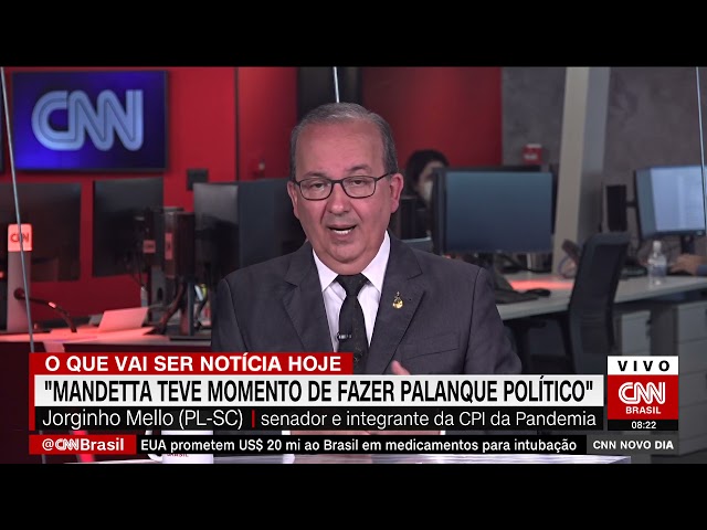 Mandetta teve momento de palanque político na CPI, diz senador Jorginho Mello