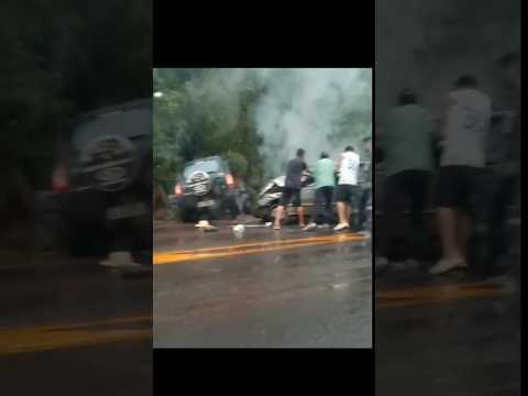 Bebê sai ileso de acidente entre dois carros em Pato Branco; cadeirinha foi essencial