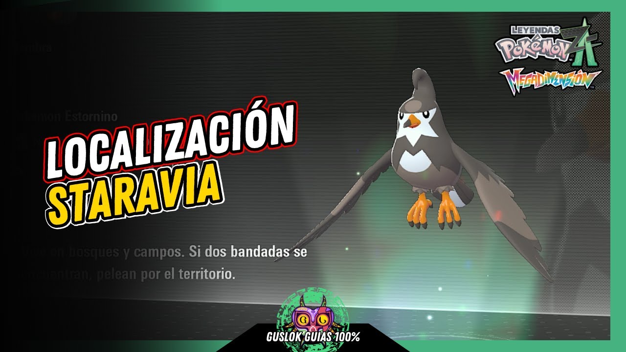 Leyendas Pokemon: Z-A Megadimension – UBICACIÓN de STARAVIA 💯 | GUÍA 100% 🏆 Leyendas Pokemon: Z-A Megadimension – UBICACIÓN de STARAVIA 💯 | GUÍA 100% 🏆