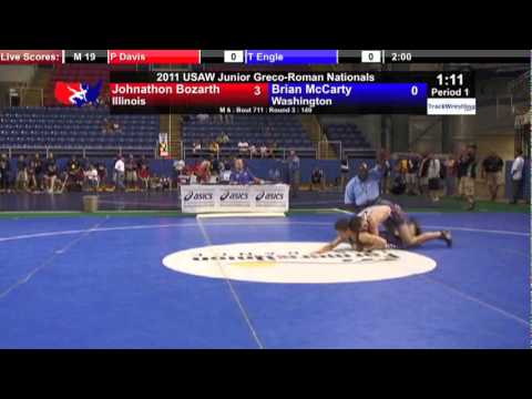 Junior Greco 140 - Johnathon Bozarth (IL) vs. Brian McCarty (WA)