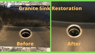 How to Restore Black Granite Sinks
