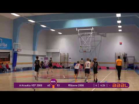 BBBL U15 / Rīdzene 2008  - A.Kraukla VEF 2008 /