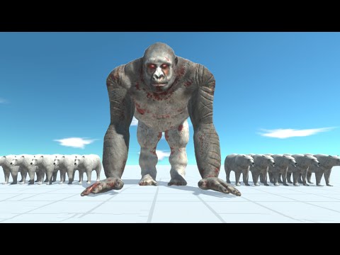 GORO & 10x POLAR BEARS vs EVERY UNIT - Animal Revolt Battle Simulator