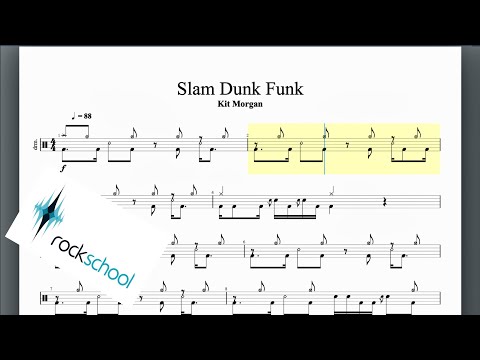 Slam Dunk Funk Rockschool Grade 5 Drums