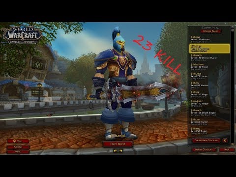 Paladin RET: Bgs insane 23 KILL WoW BFA 8.1