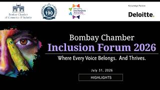Bombay Chamber Inclusion Forum  2026 | Highlights
