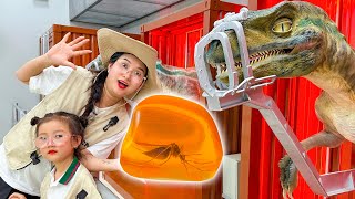 Changcady cùng Cam Cam đến thăm phòng thí nghiệm khủng long, gặp khủng long ăn thịt