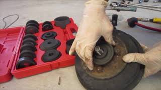 Rear wheel bearing replacement Suzuki Swift 2005 by Home Handyman Mechanic using basic tools
