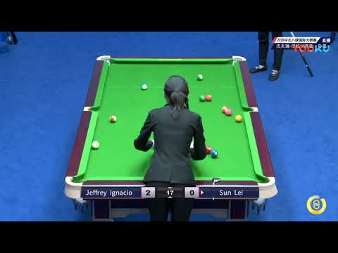 Jeffrey Ignacio (PHI) VS Sun Lei - World Chinese 8 Ball Masters Tour 2018-2019 Stop 2 Siping