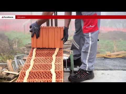 Porotherm Profi sistem gradnje - uz Porotherm Dryfix.extra ljepilo gradite brže i jednostavnije