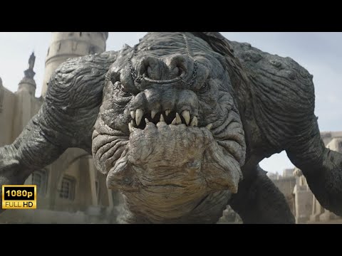 Book of Boba Fett | Mando VS The Rancor| Baby Yoda takes on the Rancor