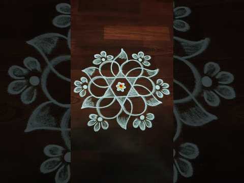 3*2 Beautiful Festival Rangoli designs in 2025 🌺 #rangoli #kolam #festivalrangoli #shorts #ytshorts