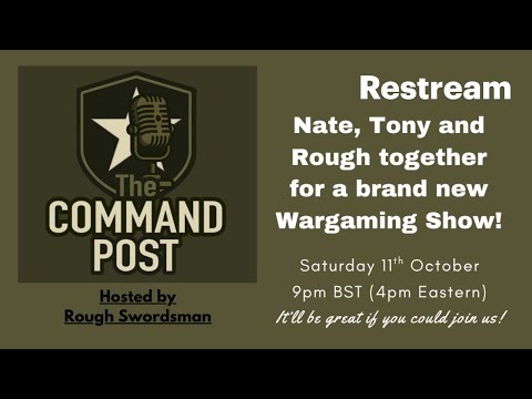 The Command Post LIVE - Our First Livestream!