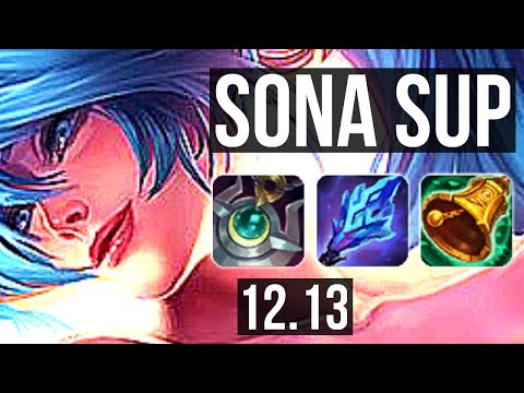 SONA & Kalista vs RAKAN & Sivir (SUP) | 8/1/16, Rank 5 Sona, 300+ games | EUW Challenger | 12.13