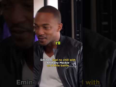 Eminem DISSED Anthony Mackie on 8 Mile Final Battle #eminem #rap #captainamerica #anthonymackie