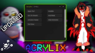 [BIG UPDATE] ACRYLIX SANS MULTIVERSAL BATTLES 2 HACK SCRIPT (PASTEBIN) | ROBLOX