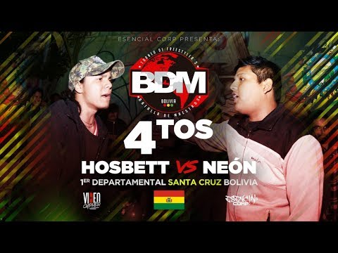 HOSBETT VS NEON/ 4TO DE FINAL BDM SANTA CRUZ/ BOLIVIA 2018