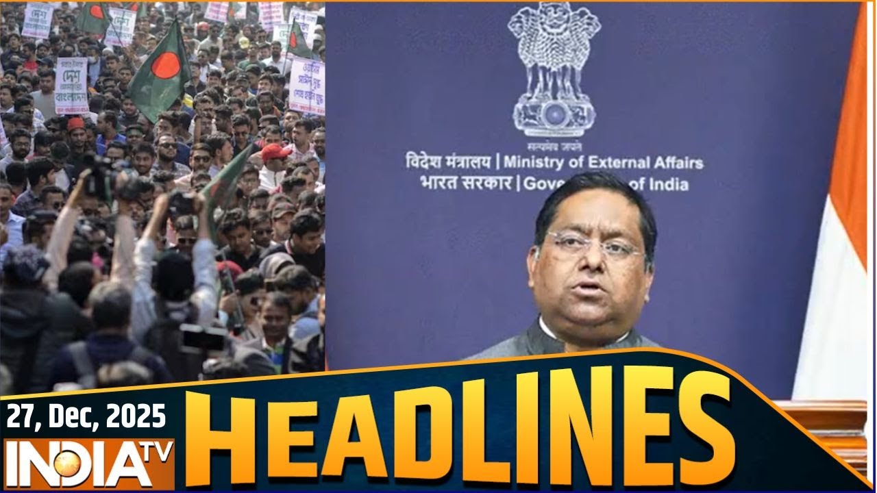 6 AM Headlines :  बांग्लादेश में हिंदुओं पर हमलों को लेकर भारत क