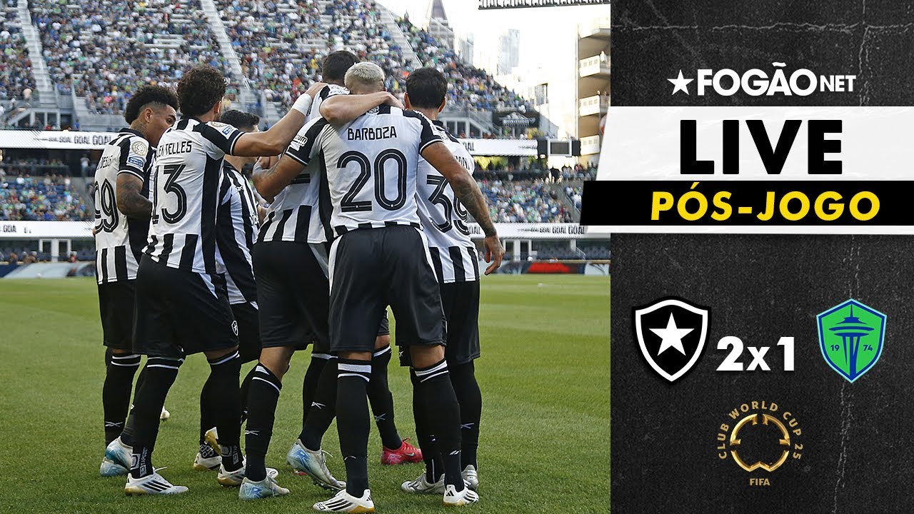 LIVE | Pós-jogo e repercussão de Botafogo 2 x 1 Seattle Sounders pela Copa do Mundo de Clubes