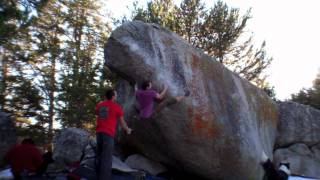 Tahoe Basin Bouldering; South Lake, Lake Tahoe, Ca; Welcome to the Future v11