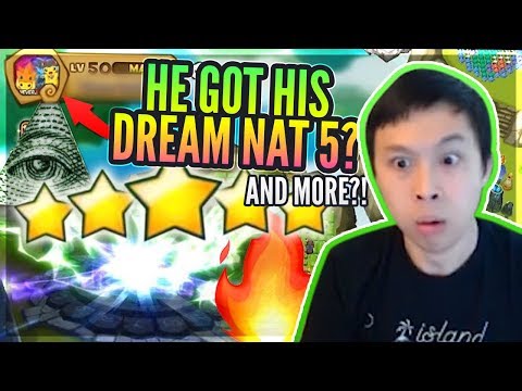 EXACT Nat 5 Of His DREAMS! - *MASSIVE SALT* / Quality Nat 5s! - Summoners War