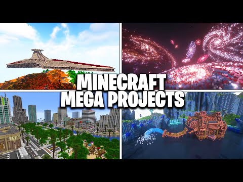 5 Biggest MEGA PROJECTS in Minecraft