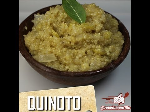 Risoto de Quinoa (quinoto) em 15 segundos