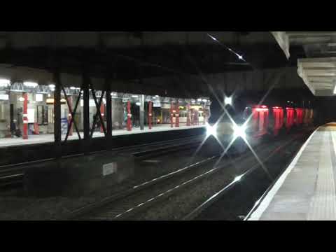 68002/68005 with 68004/68003 dit 6k73 Sellafield - Crewe flasks, 3rd January 2018
