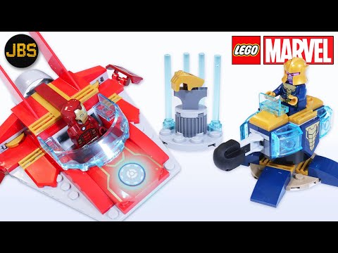 LEGO Marvel Iron Man vs Thanos Set (4+) Review! Silly set but good for kids!