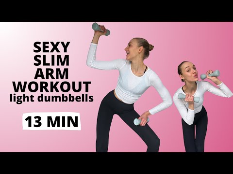 Sexy Slim Arm Workout Light Dumbbells Weights 2 kg - 5 lb / Nina Dapper