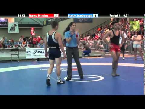 Men`s Freestyle 61 KG Franco Ferraina vs. Buddy Scarborough