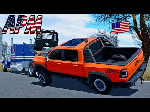 DODGE TRX DURABILITY TEST 1 | Roblox American Plains Mudding