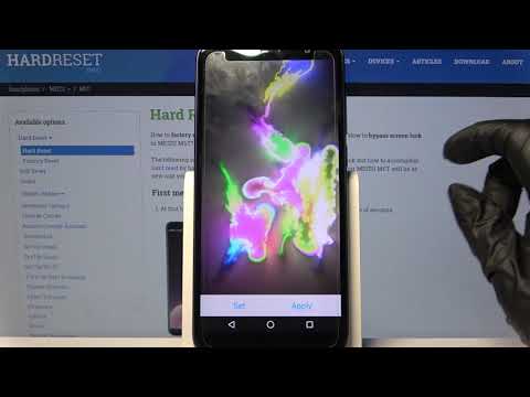 How to Apply Animated Colorful Wallpaper in Meizu M6T - Magic Fluids