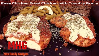 Easy Chicken Fried Chicken with Country Gravy