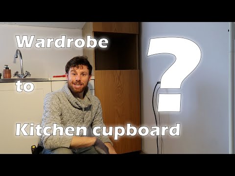 IKEA Hack: Transforming PAX Wardrobe into Kitchen Cupboard!