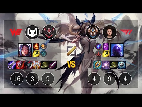 WE yimeng Irelia vs T1 Closer Ryze Mid - KR GrandMaster Patch 10.10